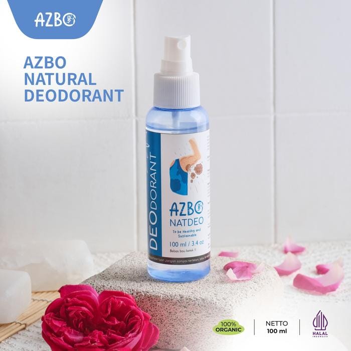 AZBO Natural Deodorant Effective With Alum Deodorant Spray and Rose ...