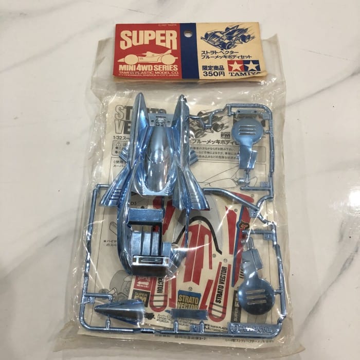 ミニ四駆ストラトベクターブルーメッキボディセット （Tamiya body
