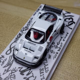 Inno64 Ferrari F40 LBWK White | Indo4ward
