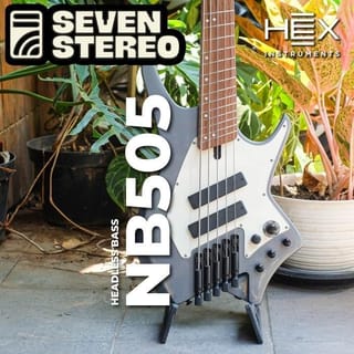 Discount!!! HEX NB505 5 String Headless Bass - HEX NEXT Bass