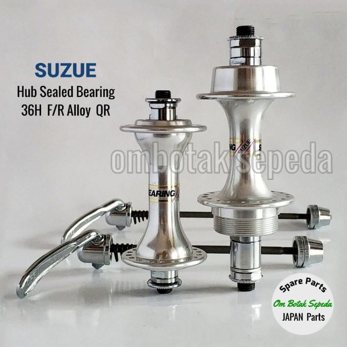 さーページ Hub 36H Hub Sealed Bearing F/R Alloy QR SUZUE JAPAN Original