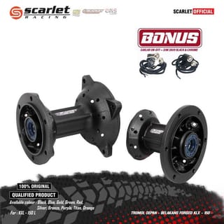 Scarlet mxseries - Forged Front Rear Hub Trombole Drum
