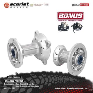 Scarlet mxseries - Forged Front Rear Hub Trombole Drum