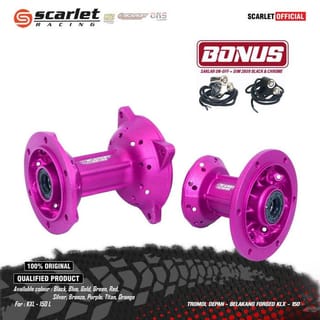 雄貴2 Scarlet mxseries - Forged Front Rear Hub Trombole Drum