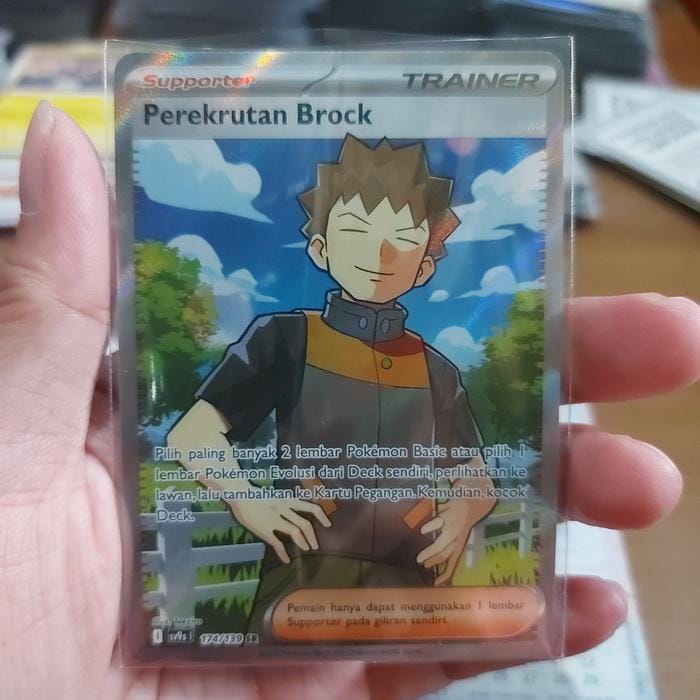 Recruiting brock SR sv9s Binding Destiny Pokemon Card | Indo4ward