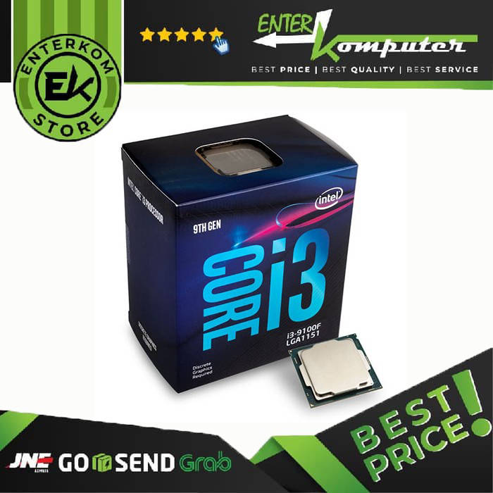 Intel Core i3-9100F 3.6Ghz Up To 4.2Ghz - [Box] Socket LGA 1151 | Indo4ward