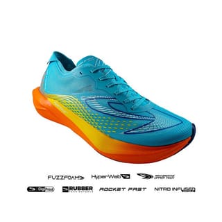 910 Nineten HAZE STRIKE PRO BLUE CYAN ORANGE YELLOW - Running