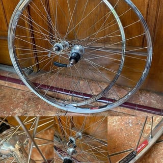 Wheelset 26 freehub deore XT 7 speed 32 hole araya tm doublewall