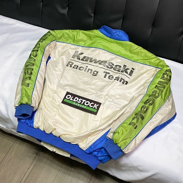 Kawasaki Racing Team Dolphin ジャケットM～L相当 KAWASAKI RACING
