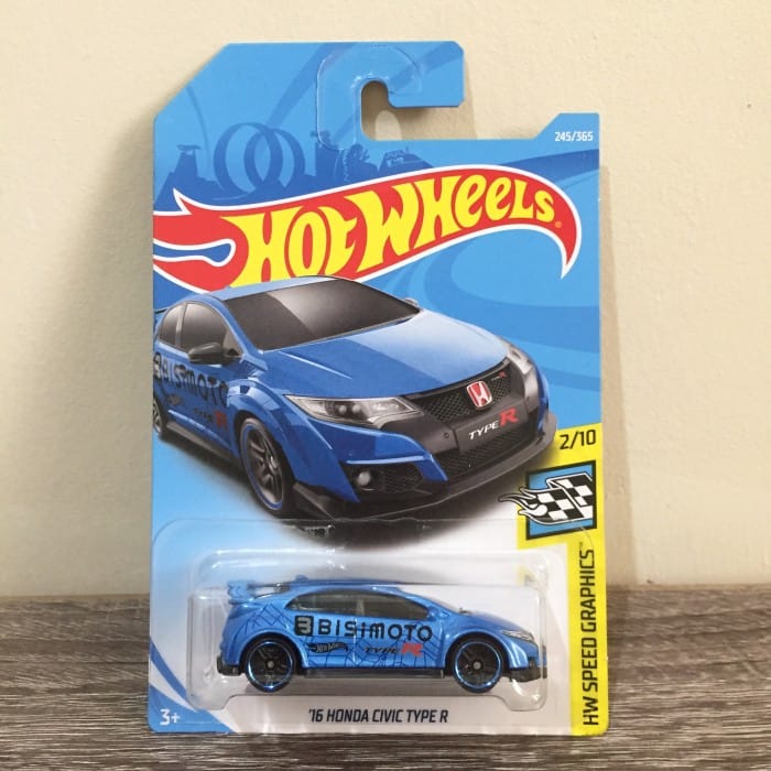 Hotwheels Honda Civic Type R 16 Blue Indo4ward