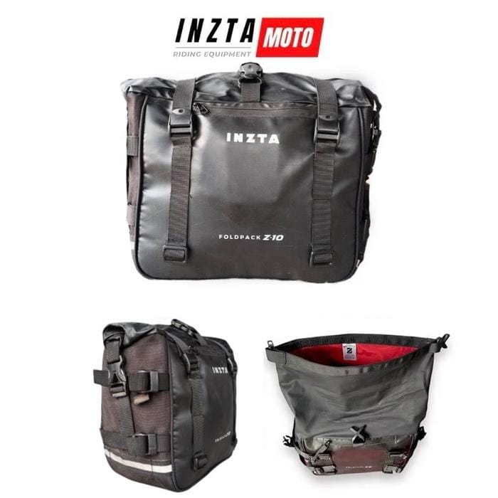 Sidebag inzta foldpack Z10, motorcycle bag | Indo4ward