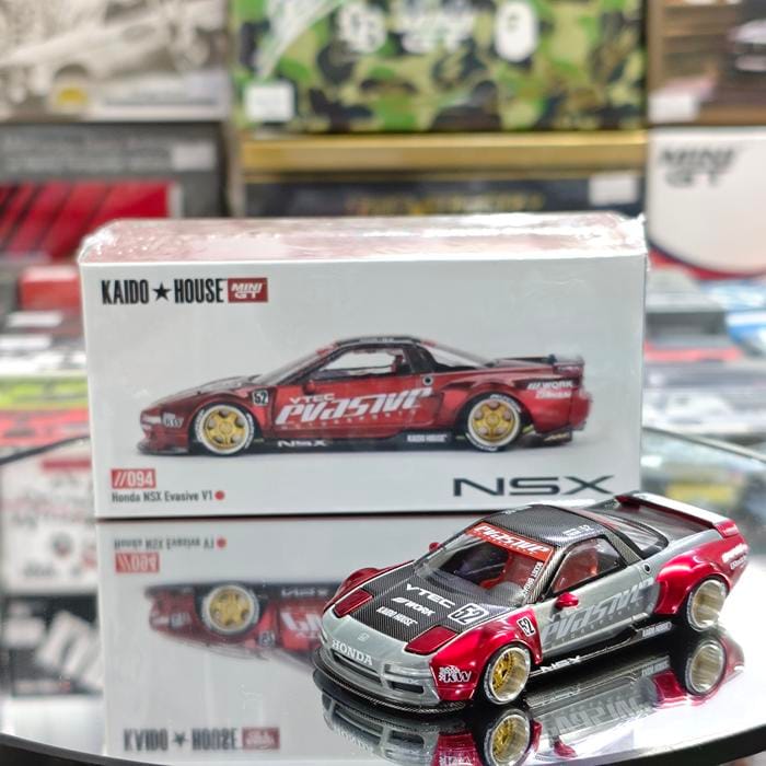 Mini GT Kaido House Honda NSX Evasive V1 Red Chase KHMG094 | Indo4ward