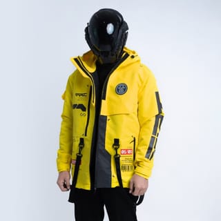 TECHRACER Striker Vortex - Waterproof Techwear Parka Jacket - L | Indo4ward