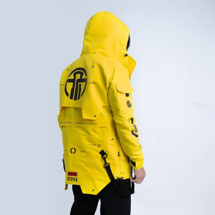 TECHRACER Striker Vortex - Waterproof Techwear Parka Jacket - L | Indo4ward