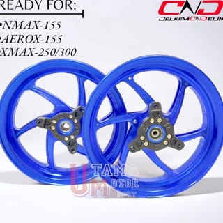 New!! Sport Rim Set Nmax / Aerox / Xmax Forged Aluminum - Red, Nmax-155 ...