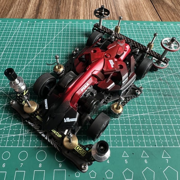 Body Mach Frame For FMA Chassis Custom Paint Wash Style Red | Indo4ward